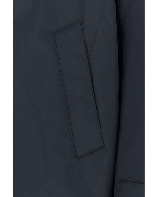 Herno Navy Blue Polyester Down Jacket for men