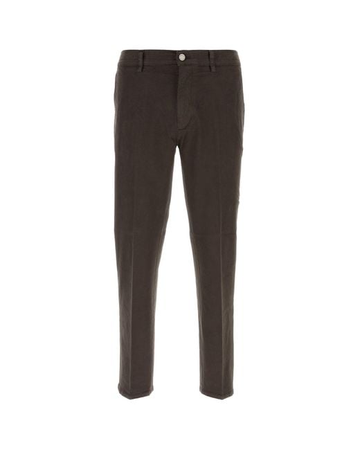 Pantalone Reggae in cotone stretch testa di moro di PT Torino in Black da Uomo