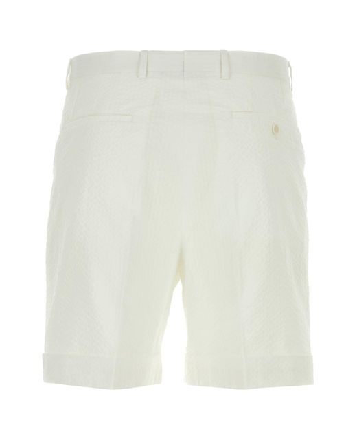 Brioni White Shorts for men