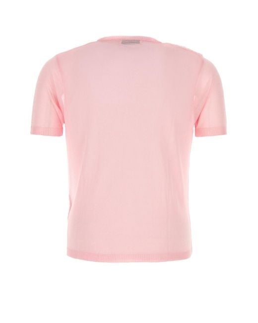 Ernest W. Baker Pink Knit T-shirt for men