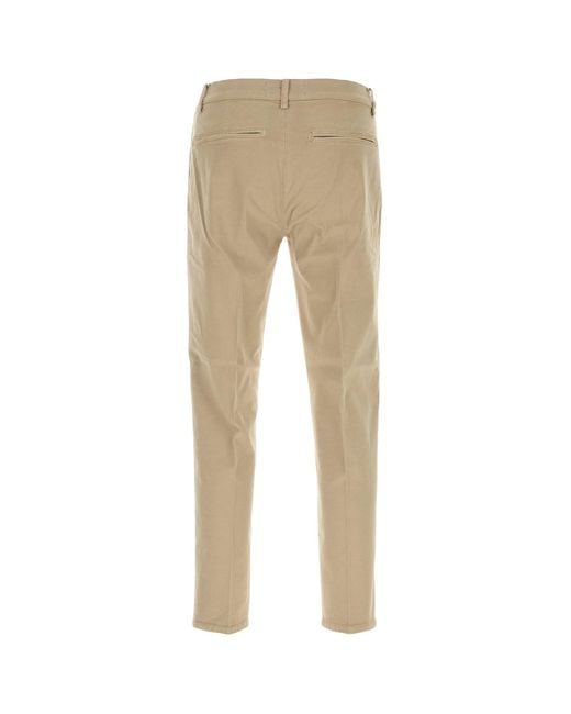 PT Torino Natural Beige Stretch Cotton Reggae Pant for men