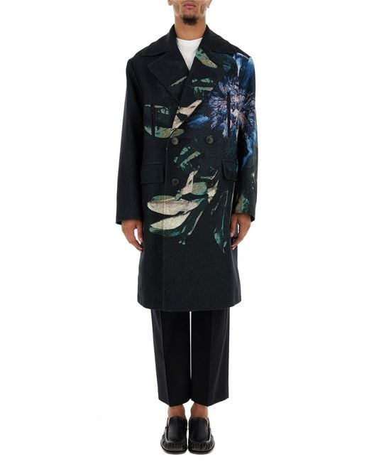 Dries Van Noten Black Wool Pant for men