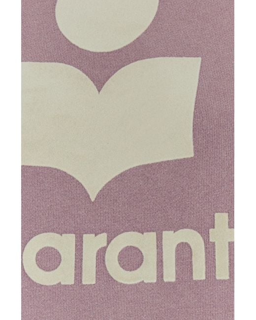 Isabel Marant Purple Lilac Cotton Blend Millyny Sweatshirt