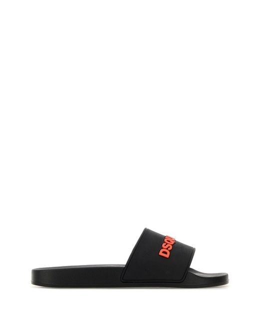 DSquared² Black Slide for men