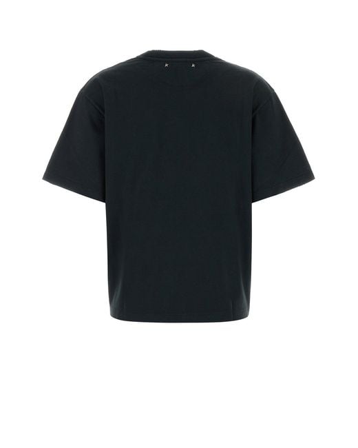 Golden Goose Deluxe Brand Black Slate Cotton T-shirt