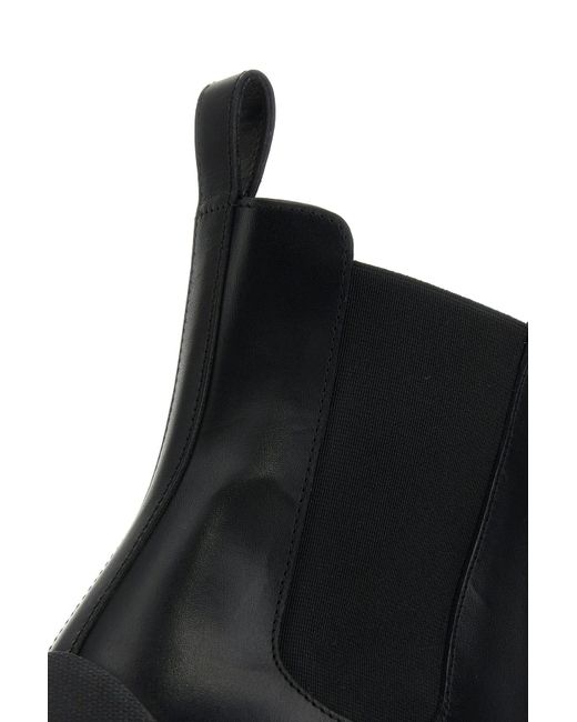The Row Black Greta Leather Boots