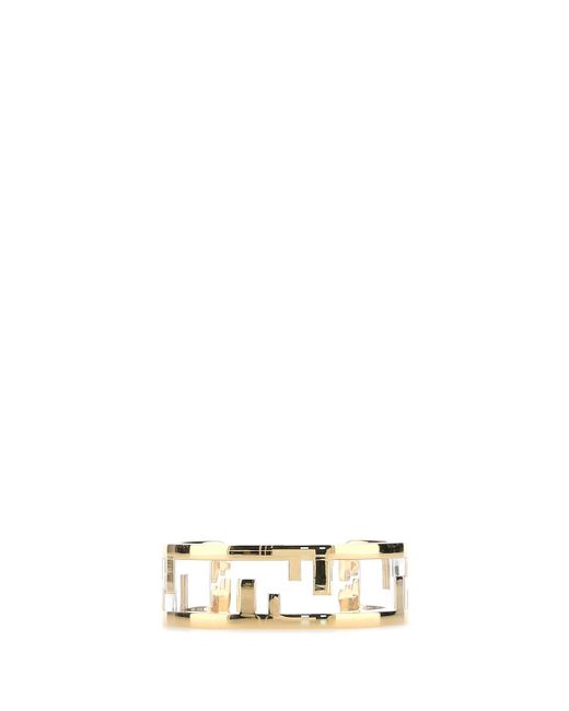 Fendi Metal O' Lock Bracelet Fe in Gold (Metallic) | Lyst UK