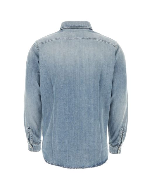 Saint Laurent Blue Camicia for men