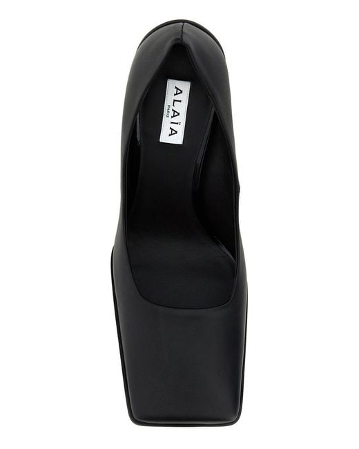 Alaïa Black Leather Pumps