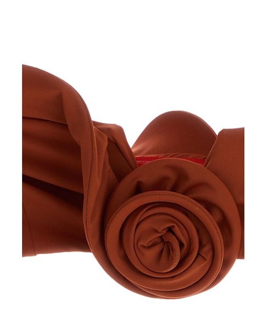 Magda Butrym Brown Ss26 Swim Bra 03