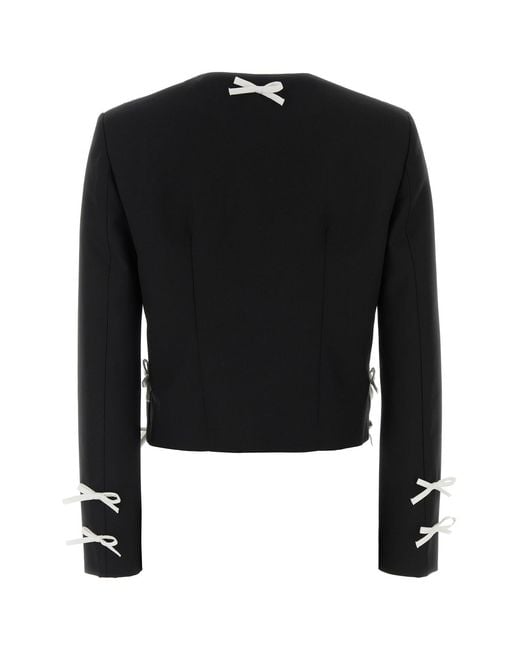 Moschino Black Wool Blazer