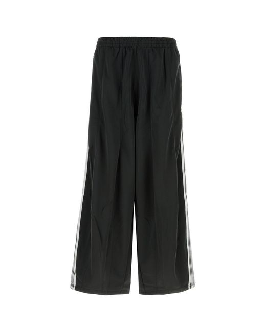 Needles Black Polyester joggers for men
