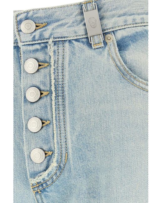 McQueen Blue Denim Jeans for men