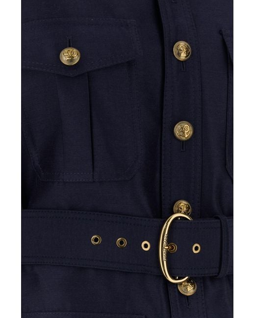 Giacca Hypnotic in misto lana blu di Zimmermann in Blue
