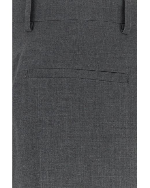 Jil Sander Gray Solid Shorts for men