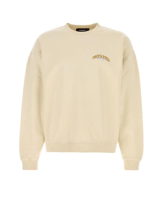 DSquared² Natural Logo Sweatshirt for men