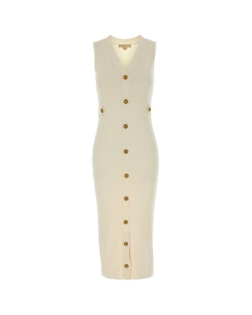 MICHAEL Michael Kors White Cream Knit Dress