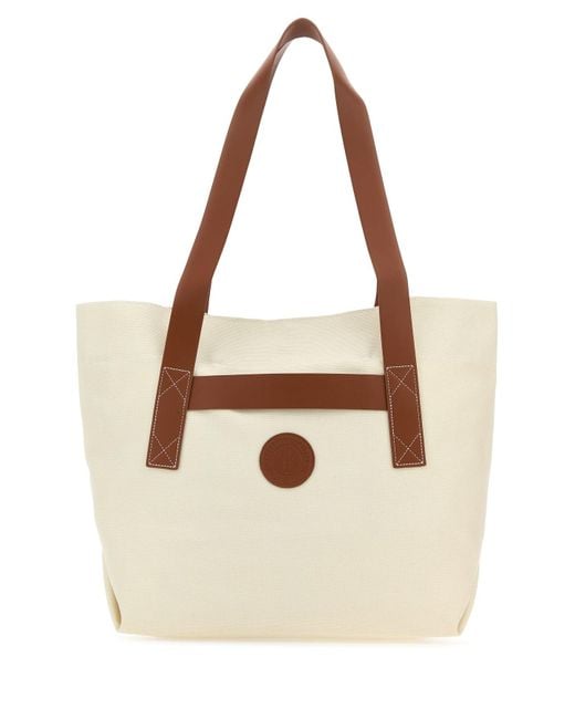 Frescobol Carioca Natural Ivory Canvas Costa Shopping Bag for men