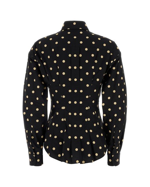Moschino Black Poplin Shirt