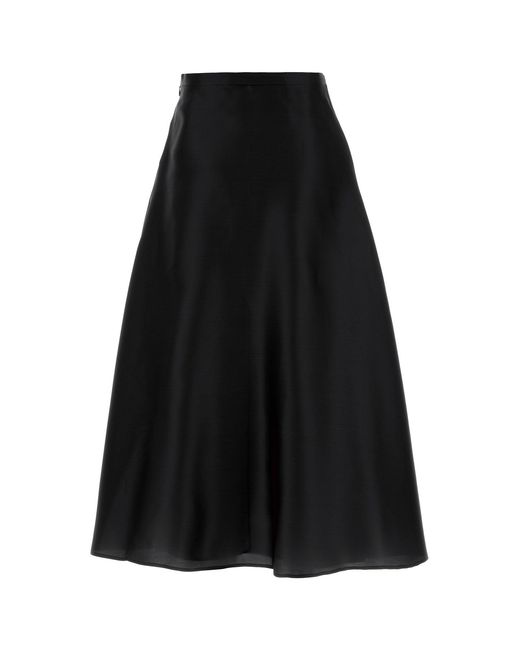Alberta Ferretti Black Skirt
