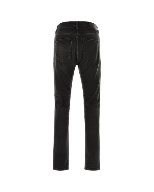 PT Torino Black Stretch Denim Jeans for men