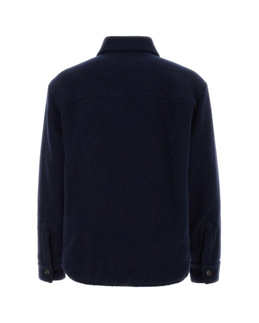 Fay Navy Blue Wool Blend Jacket for men