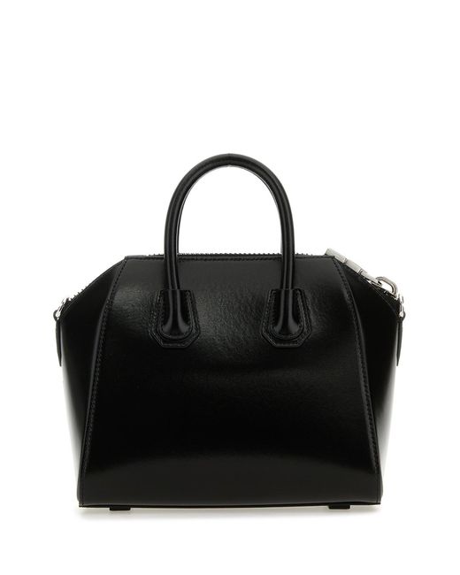 Borsa a mano Antigona mini in pelle nera di Givenchy in Black