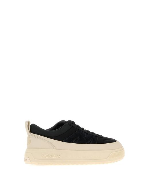 Moncler Black Canvas Altive Sneakers for men