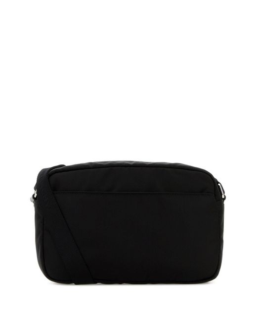 Givenchy Black Fabric Essential U Crossbody Bag for men