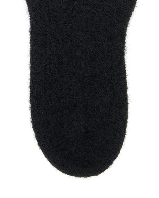 タイツ・ソックス Valentino Garavani Black Stretch Mohair Blend Socks Valentino Garavani Black Stretch Mohair Blend Socks | Lyst