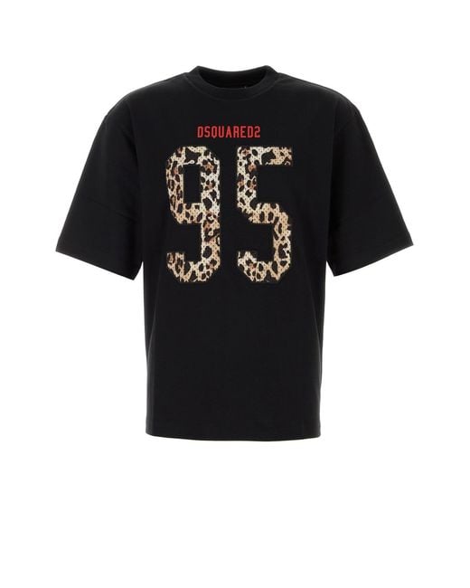 DSquared² Black T-Shirts for men