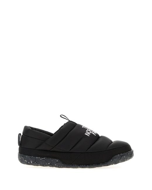The North Face Black Ripstop Nuptste Slippers for men