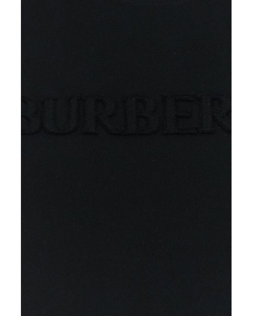 Burberry Black Crew Neck T-Shirt