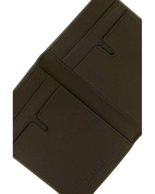 Burberry Multicolor Printed E-Canvas Card Holder for men
