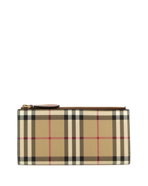 Burberry Multicolor Printed Canvas Wallet