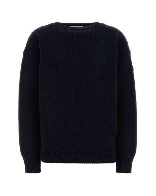 Chloé Blue Dark Wool Blend Sweater