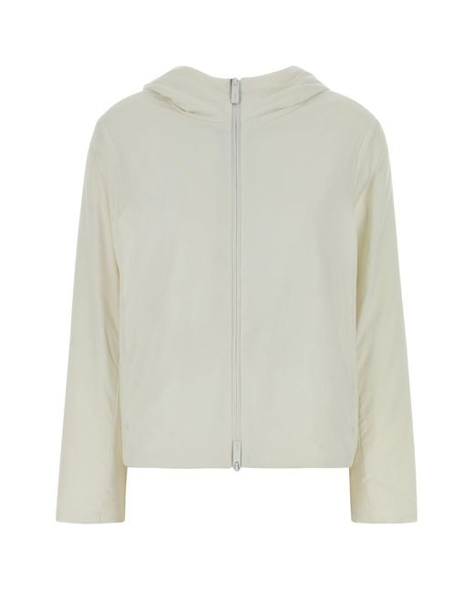 Herno White Nylon Jacket