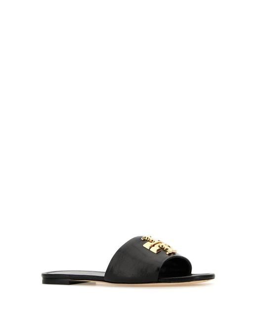 Tory Burch Black Eleanor Slide