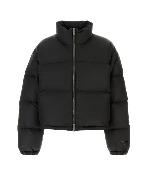 VTMNTS Black Polyester Down Jacket for men