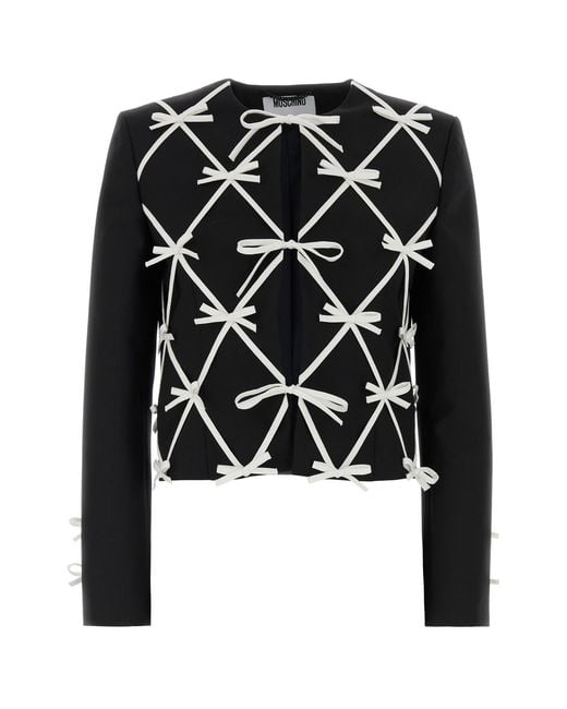 Moschino Black Wool Blazer
