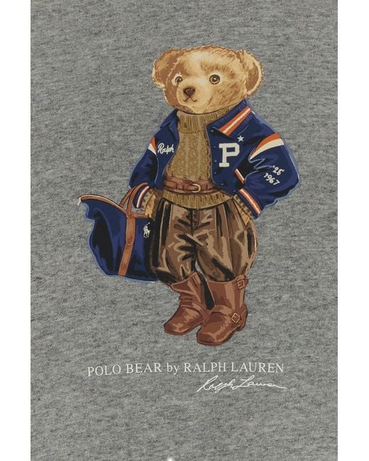 Polo Ralph Lauren Gray Grey Cotton Blend Sweatshirt