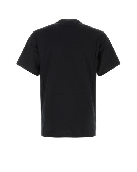 Burberry Black Cotton T-shirt for men