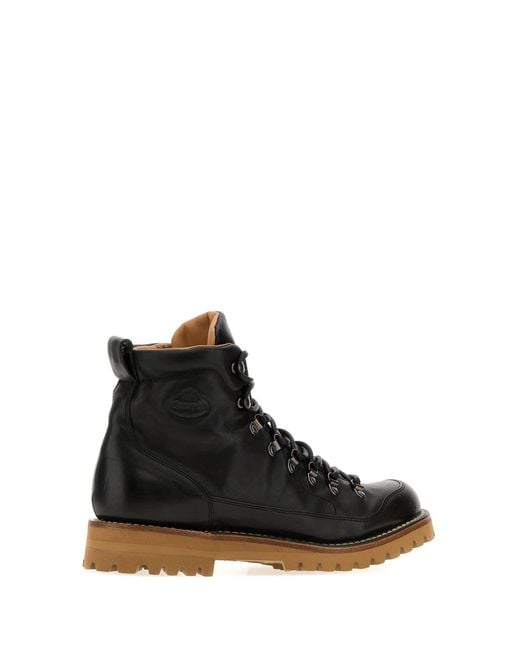 Church's Black Leather Shefford Ankle Boots for men