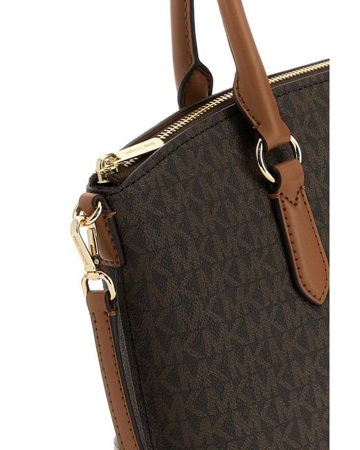 MICHAEL Michael Kors Brown Printed Canvas Murphy Handbag