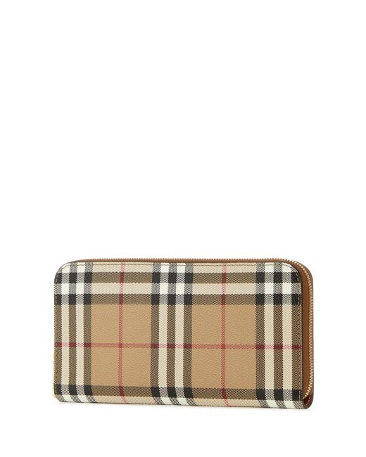 Burberry Multicolor Printed Canvas Wallet