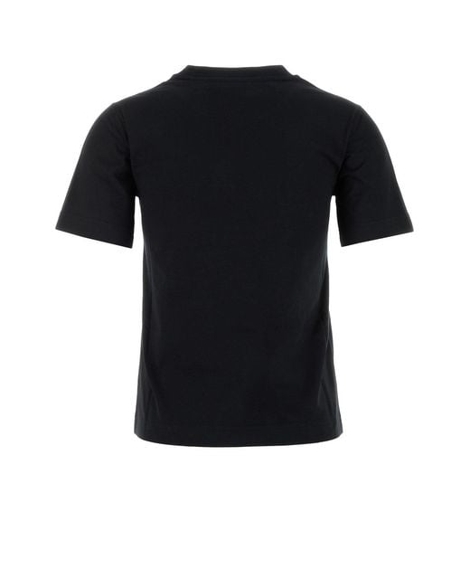 Burberry Black Stretch Cotton T-Shirt