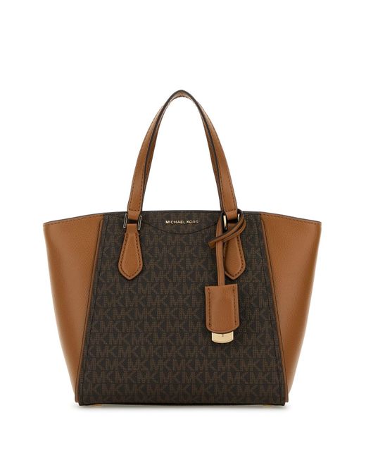 TARYN SM CONV TZ TOTE XBODY di Michael Kors in Brown