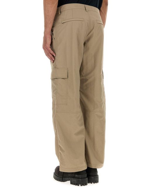 Balenciaga Natural Beige Nylon Cargo Pant for men