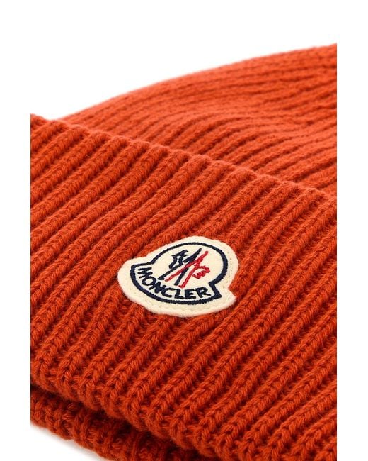 Moncler Red Hats for men
