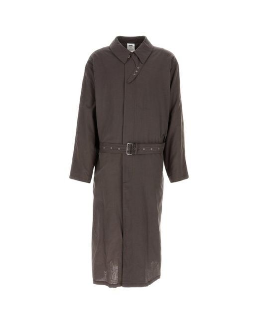 Magliano Brown Chocolate Cotton La Sapienza Trench Coat for men